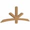 Ekena Millwork Alberta Smooth Timber Gable Bracket, Western Red Cedar, 72"W x 27"H x 3 1/2"D x 3 1/2"F, 9/12 Pitch GBW072X27X0404ALB00SWR - alternate 2